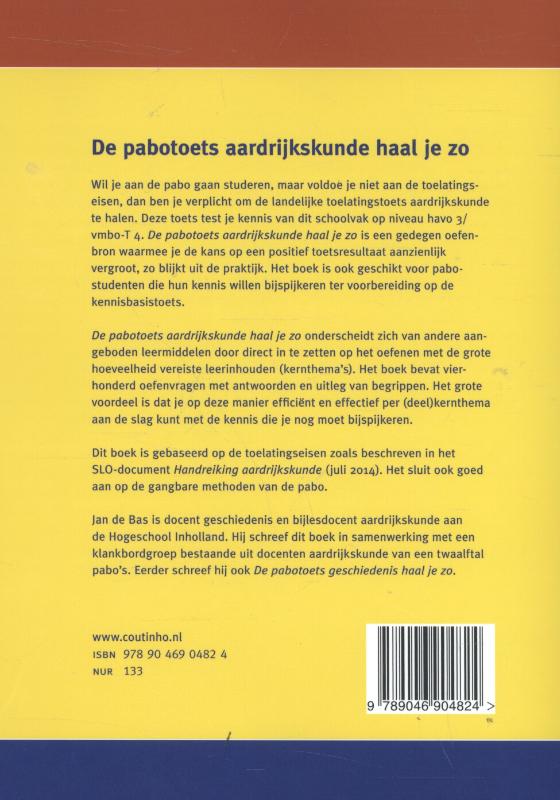 De pabotoets aardrijkskunde haal je zo (Paperback)