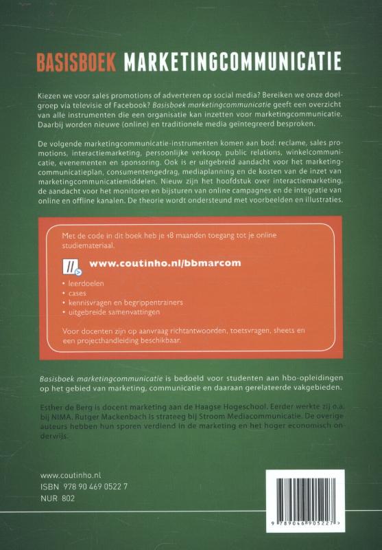 Basisboek marketingcommunicatie (Paperback)