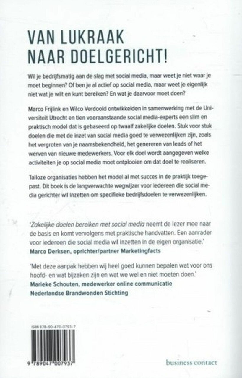 Zakelijke doelen bereiken met sociale media (E-book)