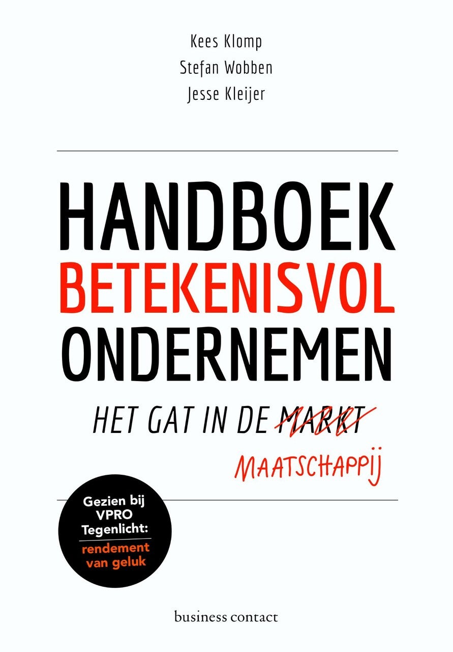 Handboek betekenisvol ondernemen (E-book)
