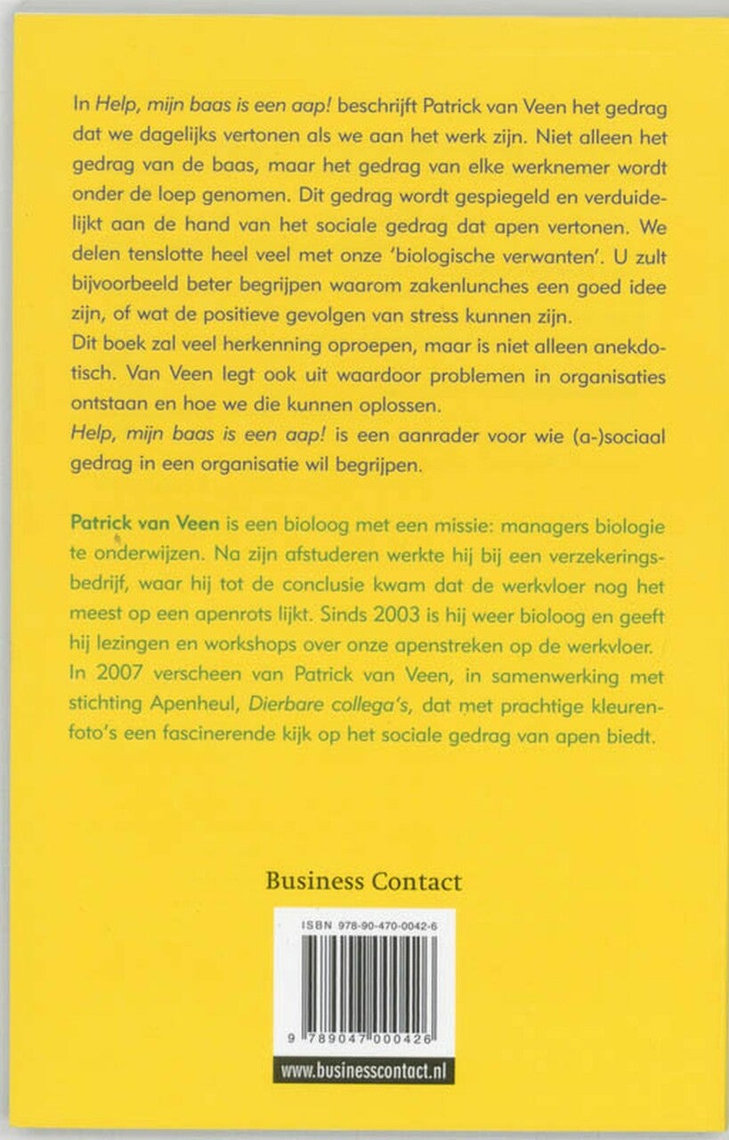Help, mijn baas is een aap! (E-book)