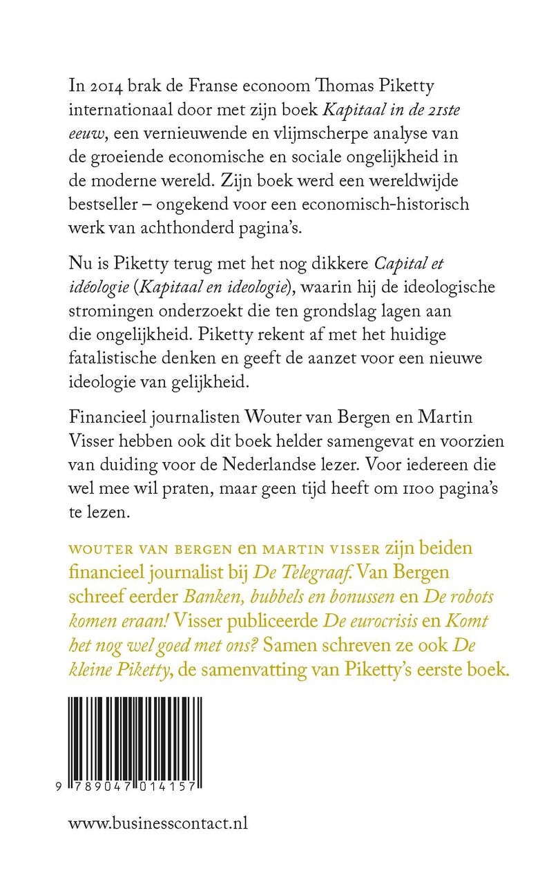 De kleine Piketty 2 (Hardback)