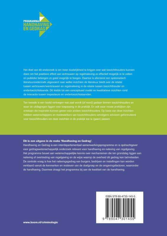 Betrouwbare toezichthouders die regelnaleving bevorderen (Paperback)