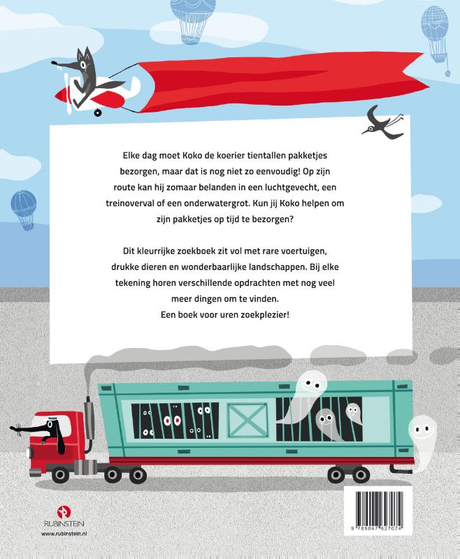 Koko de koerier (Hardback)