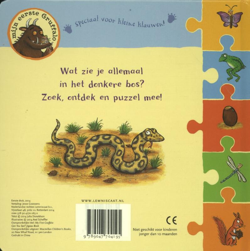 Ik zie, ik zie.. Gruffalo puzzelboek (Hardback)