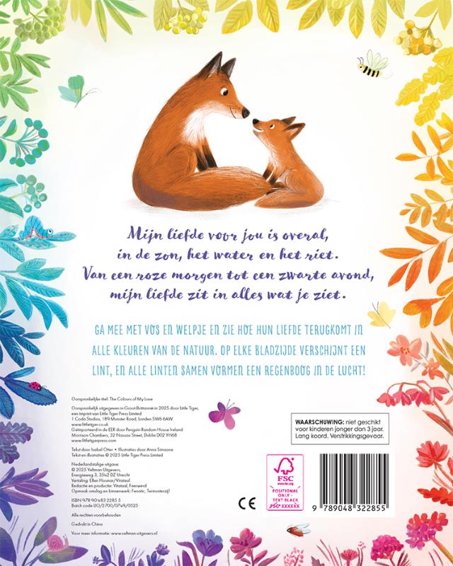 De kleuren van mijn liefde (Hardback)