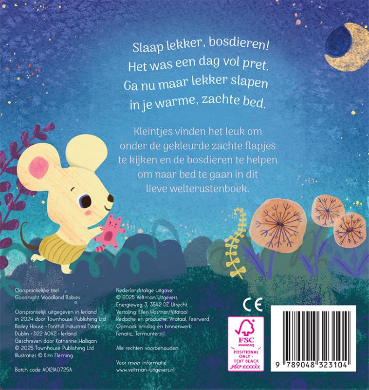 Slaap lekker, bosdieren (Hardback)