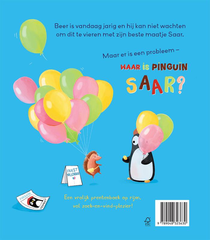 Waar is pinguïn Saar? (Hardback)