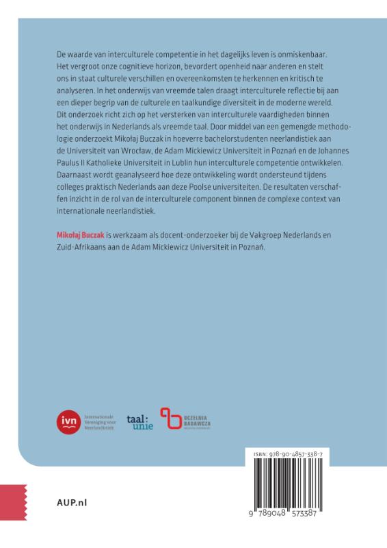 Interculturele competentie in het universitair onderwijs in Nederlands als vreemde taal (Paperback)