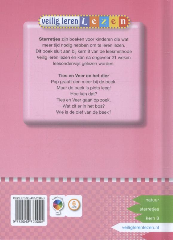 Ties en Veer en het dier (Hardback)