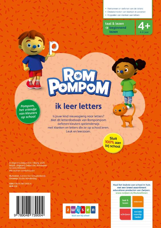 Rompompom ik leer letters (Paperback)