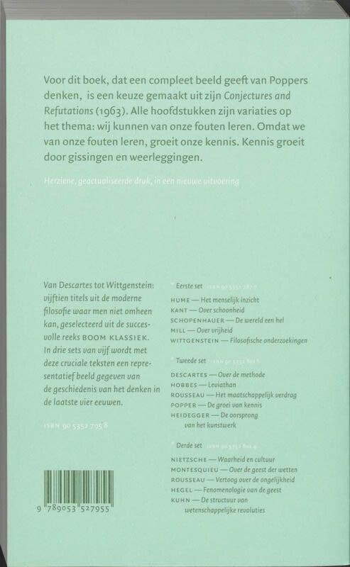 De groei van kennis (Paperback)