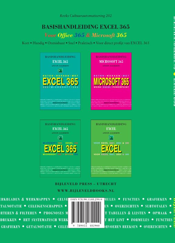 Basishandleiding Excel 365 (Paperback)