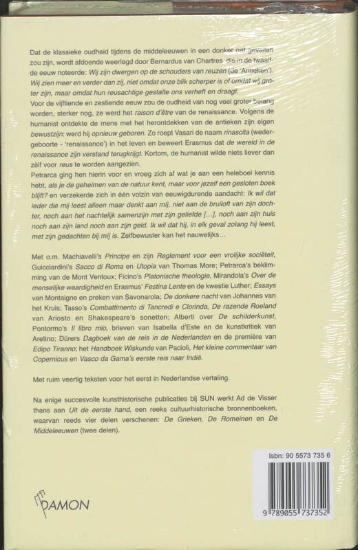 Uit de eerste hand (Hardback)
