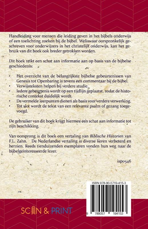 Bijbelsche Geschiedenissen (Paperback)