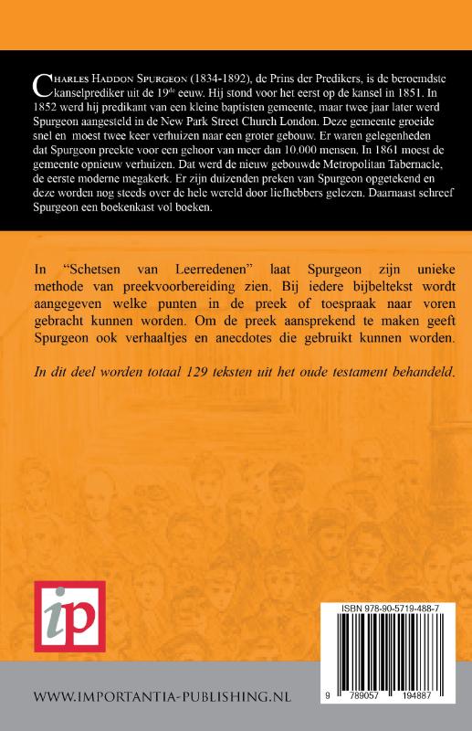 Schetsen van Leerredenen 1 (Paperback)