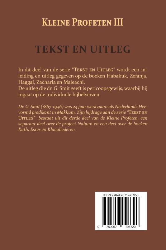 De Kleine Profeten III (Paperback)