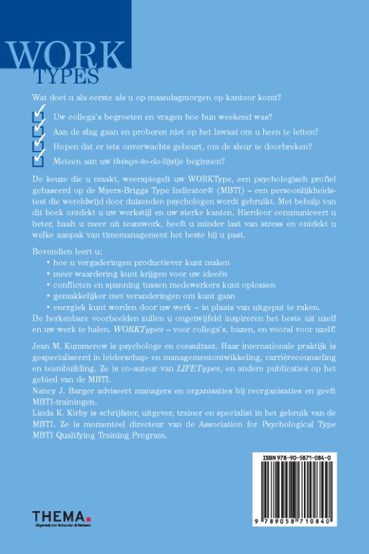 WORKTypes, welk type bent u? (Paperback)