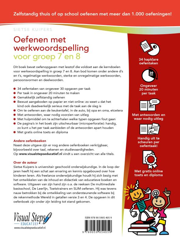 Oefenen met werkwoordspelling voor groep 7 en 8 (Paperback)