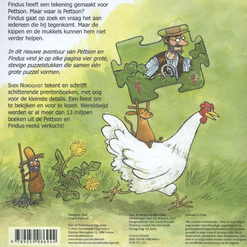 Waar is Pettson? (Paperback)
