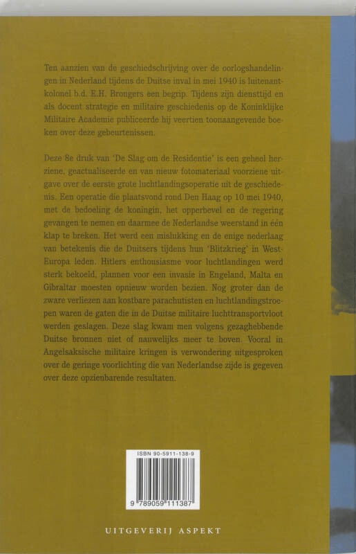 De slag om de residentie (Paperback)