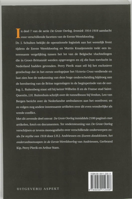 De Grote Oorlog, kroniek 1914-1918 (Paperback)