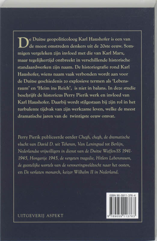 Karl Haushofer en het Nationaal-Socialisme (Paperback)