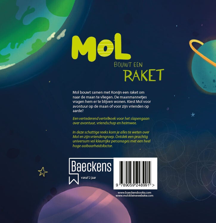 Mol bouwt een raket (Hardback)