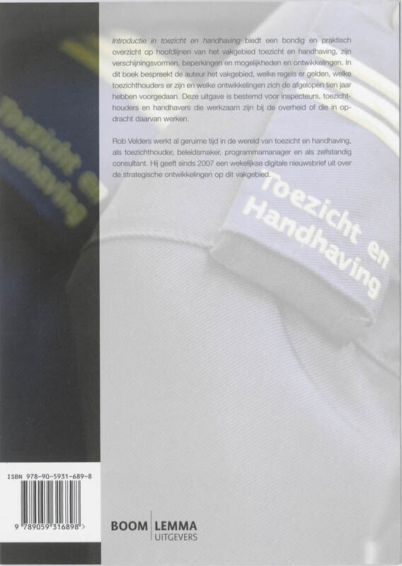 Introductie in toezicht en handhaving (Paperback)