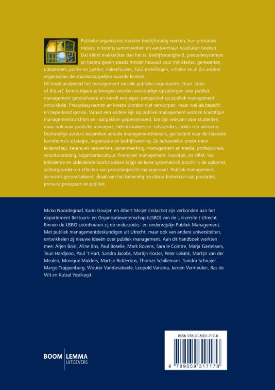 Handboek publiek management (Paperback)