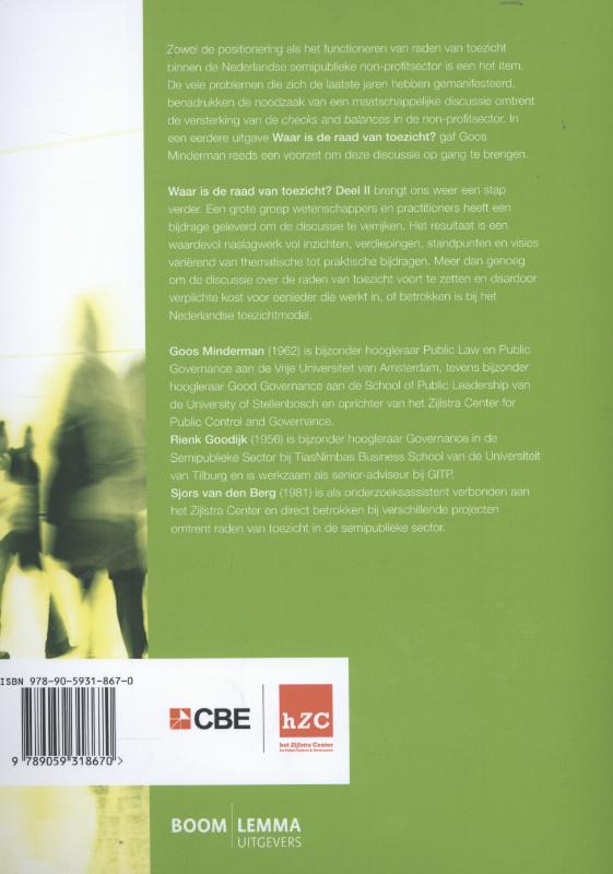 Waar is de raad van toezicht? (Paperback)