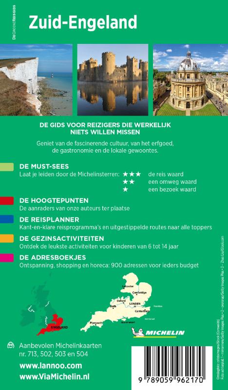 Michelin Reisgids Zuid-Engeland (Paperback)