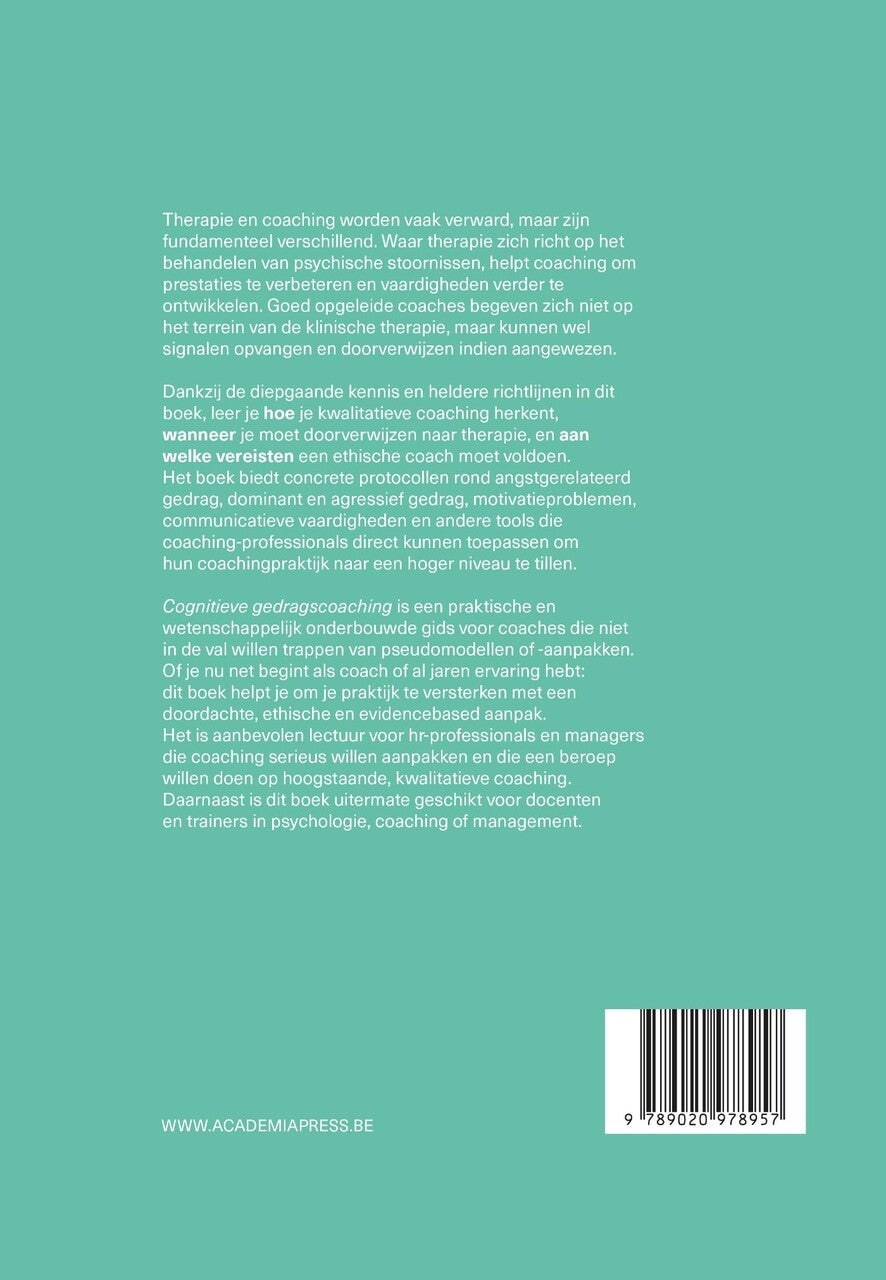 Cognitieve gedragscoaching (E-book)