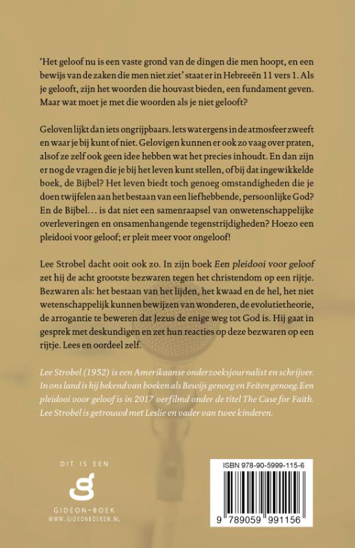 Een pleidooi voor geloof (Paperback)