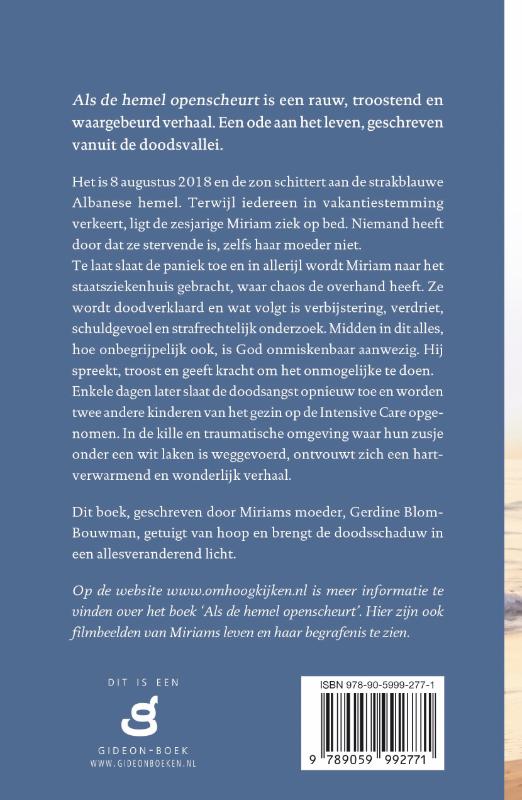 Als de hemel openscheurt (Paperback)