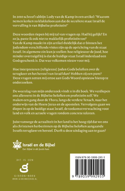 Israëls terugkeer en herstel (Paperback)