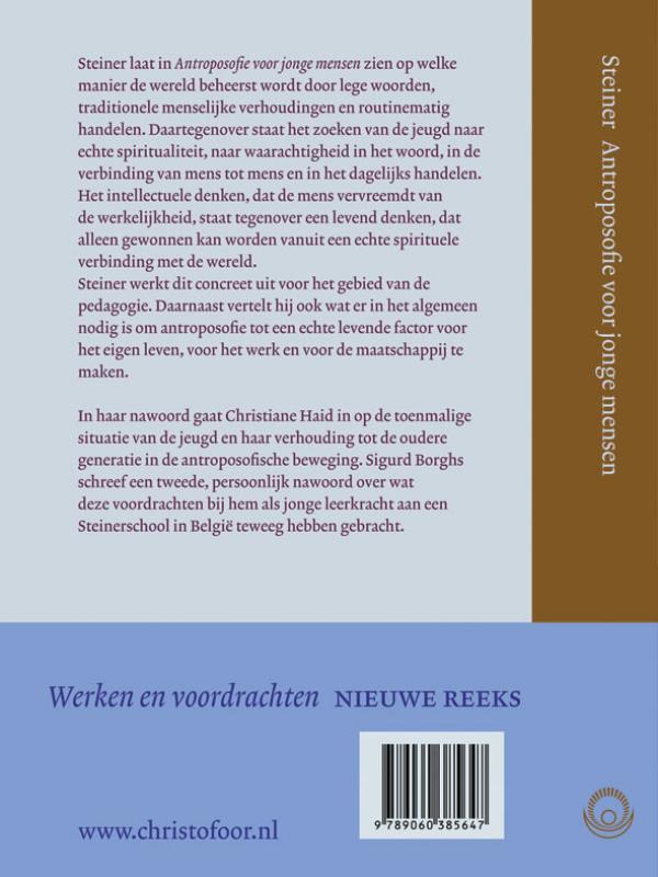 Antroposofie voor jonge mensen (Hardback)