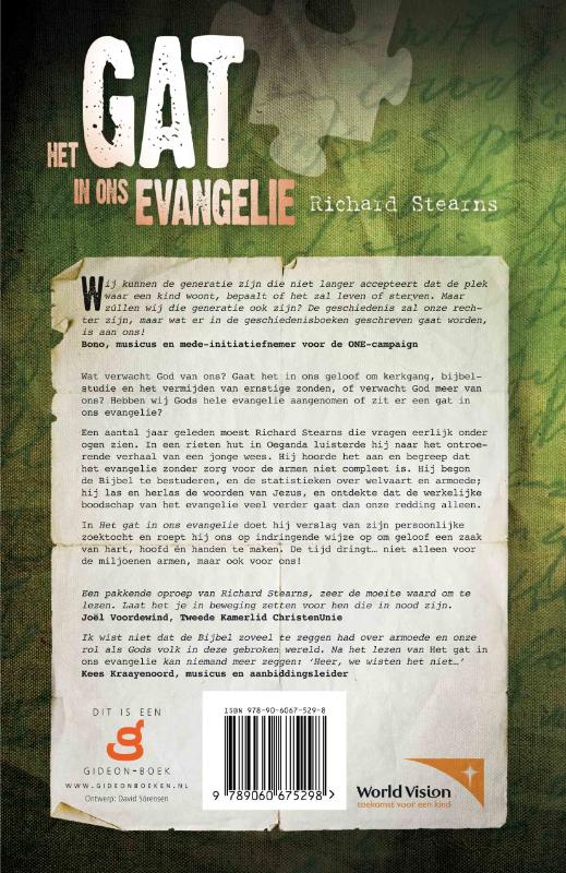 Het gat in ons evangelie (Paperback)