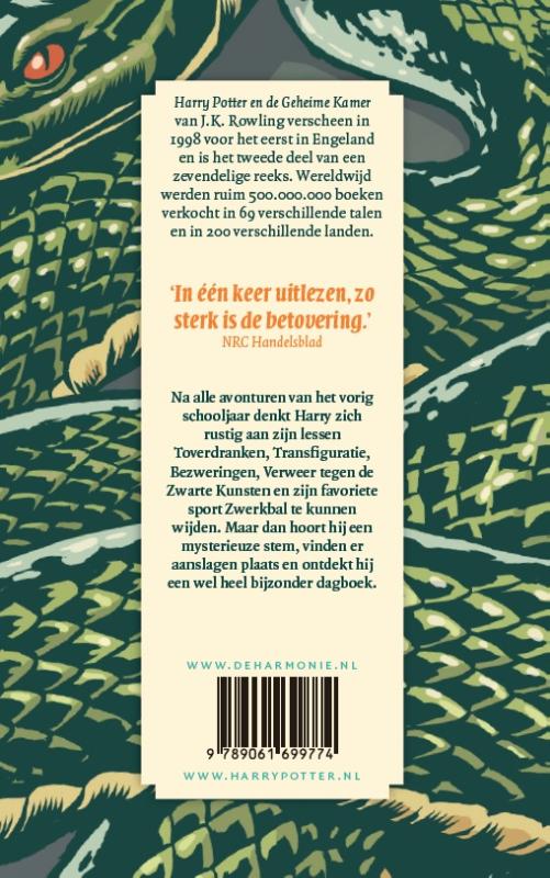 Harry Potter en de geheime kamer (Paperback)