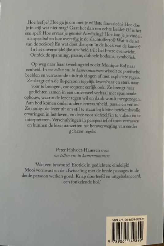 We tellen ons in kamernummers (Paperback)