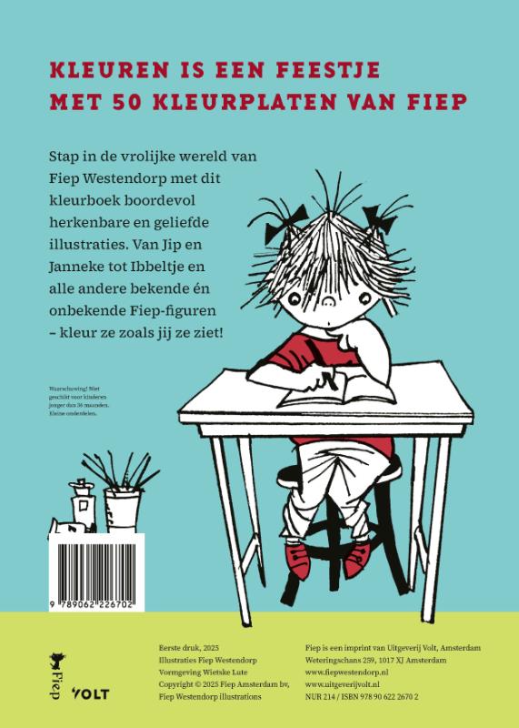 Het grote Fiep Westendorp kleurboek (Paperback)