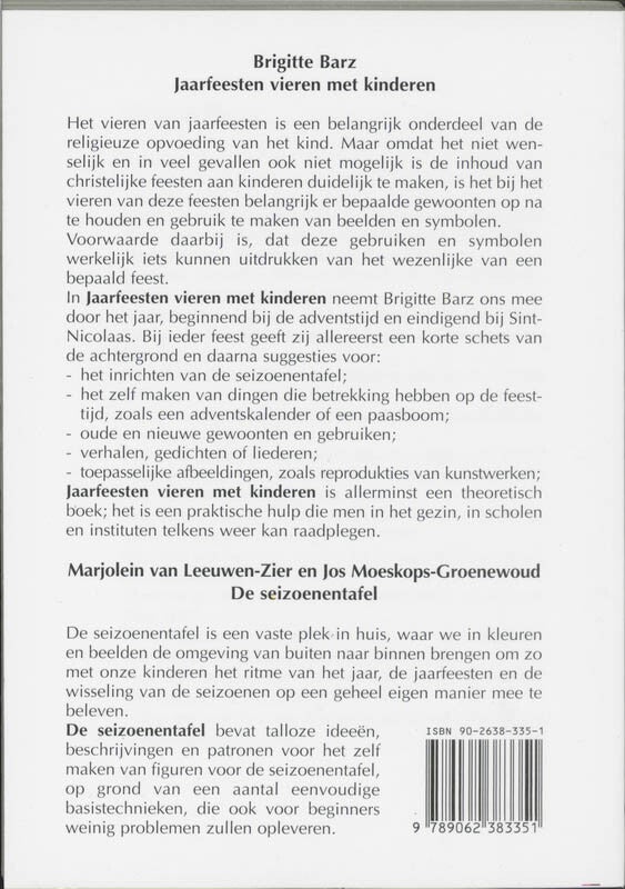Jaarfeesten vieren met kinderen (Paperback)