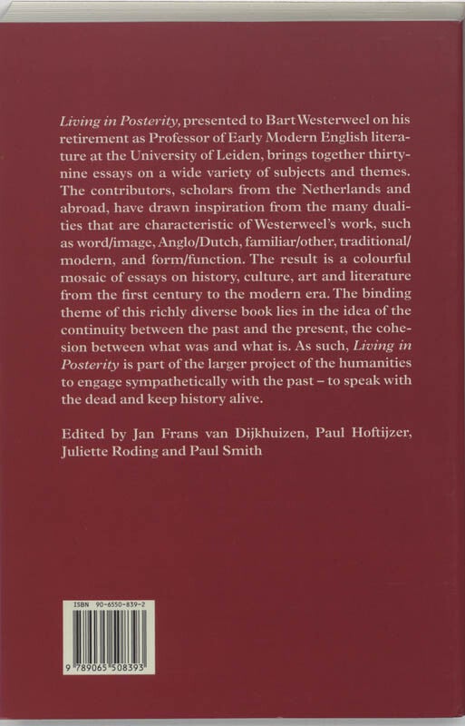 Living in posterity (Paperback)