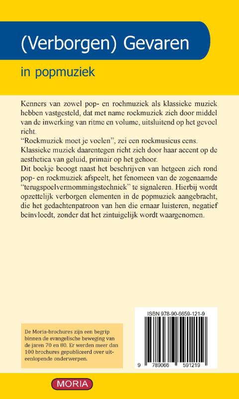 Verborgen gevaren in popmuziek (Paperback)