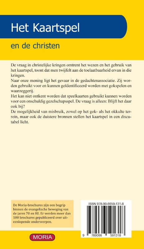 Het kaartspel en de christen (Paperback)