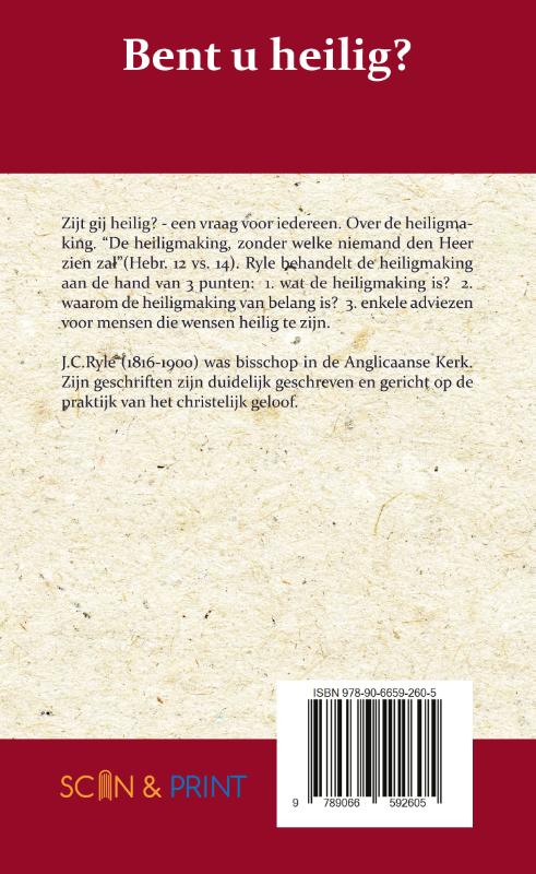 Bent u heilig? (Paperback)