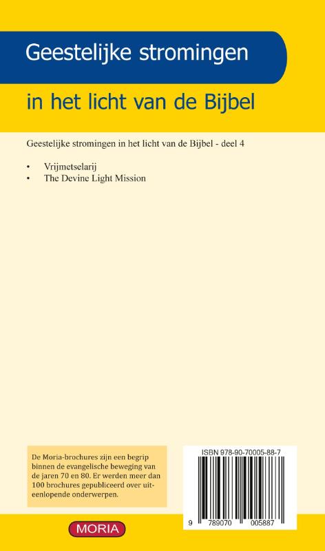 Geestelijke Stromingen 4: Vrijmetselarij, The Devine Light Mission (Paperback)