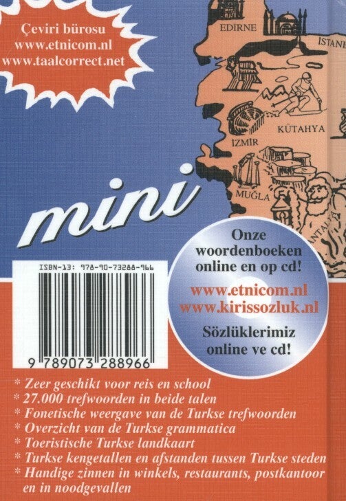 Nederlands-Turks Turks-Nederlands; Hollandaca-Turkce Turkce-Hollandaca (Hardback)