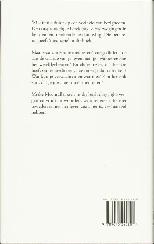 Waarom zou ik mediteren? (Hardback)