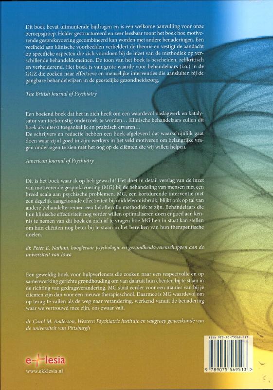 Motiverende gespreksvoering in de GGZ (Hardback)